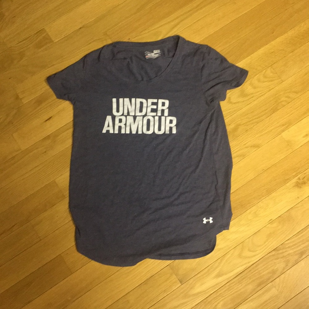 Blue under armor shirt